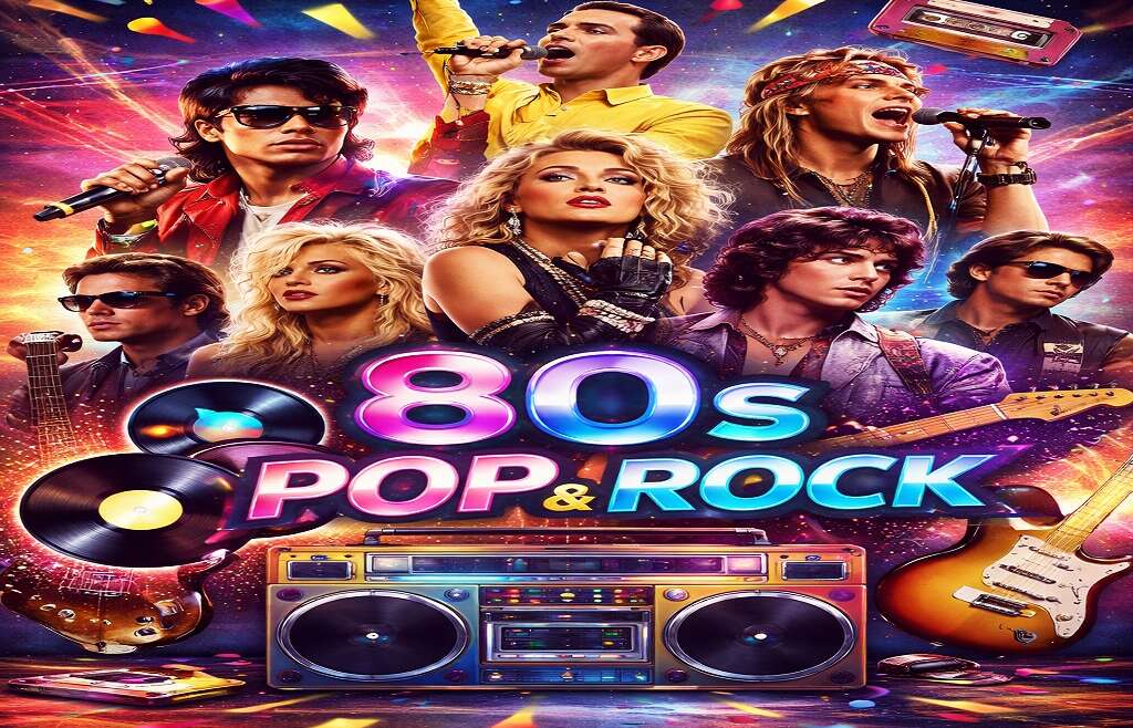 El Pop y el Rock en inglés de los años 80: artistas, canciones y una década inolvidable.