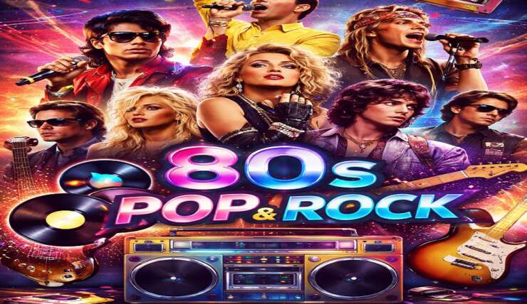 El Pop y el Rock en inglés de los años 80: artistas, canciones y una década inolvidable.